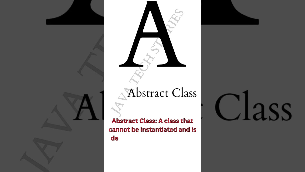 Understanding Java Abstract Classes