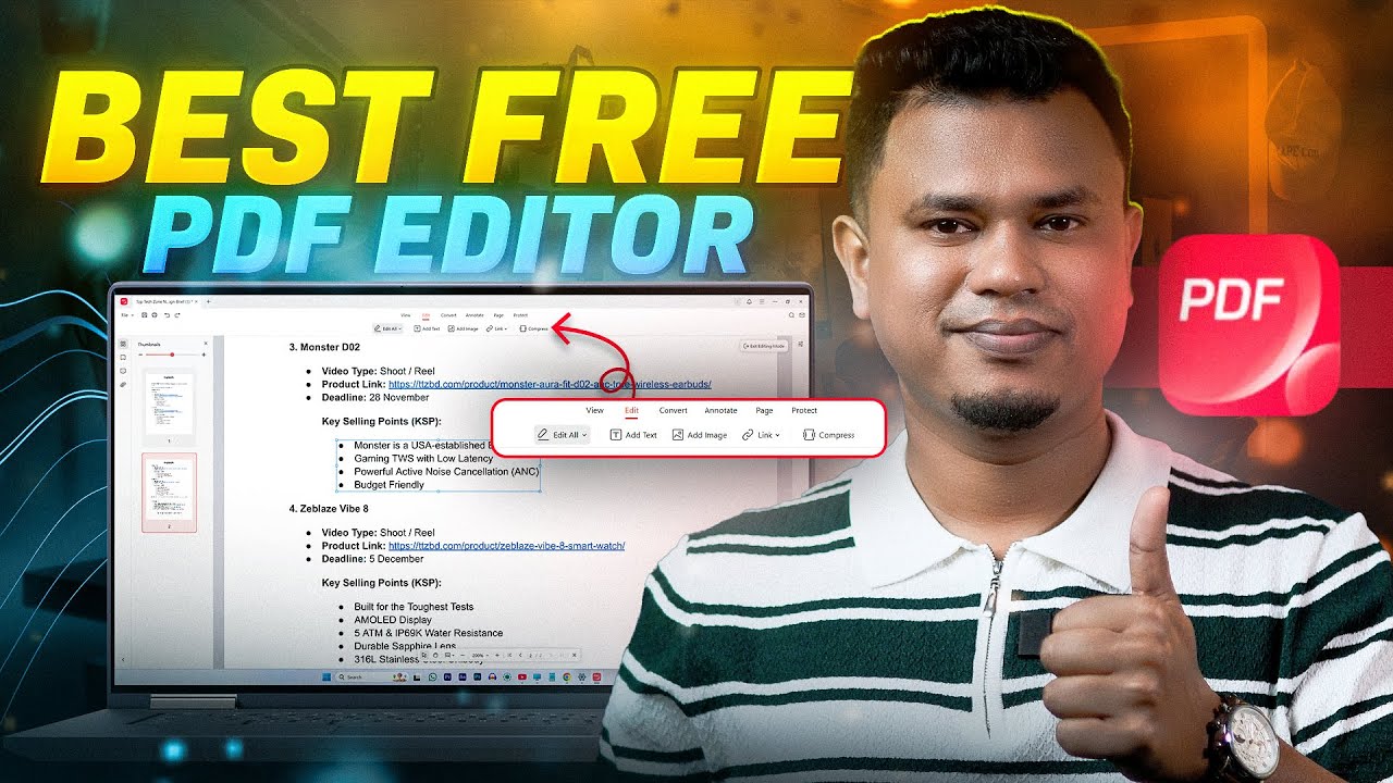 Top Free PDF Editor & How to Edit PDFs ✍️