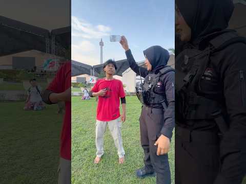 Pamer tendangan taekwondo di depan komandan cantik🤩 #drama #taekwondo #polisi  #ichaltkd