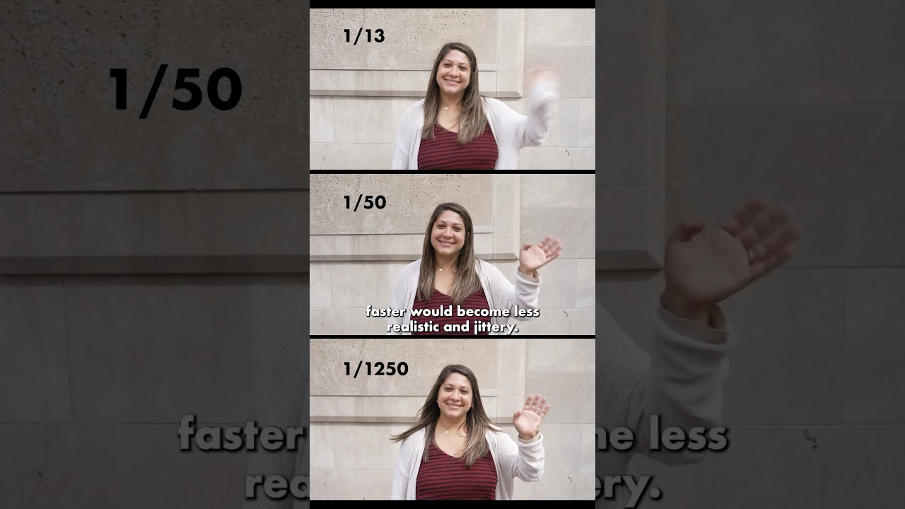 Shutter speed for video - make it make sense, Maria!