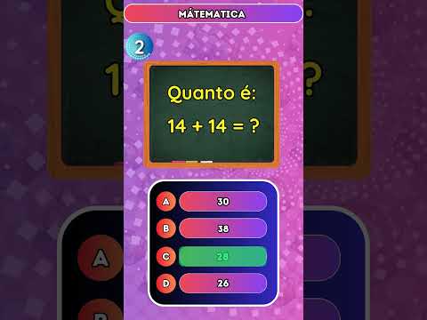 Quiz de Matemática Ep 9 Teste suas habilidades #quiz #matemática