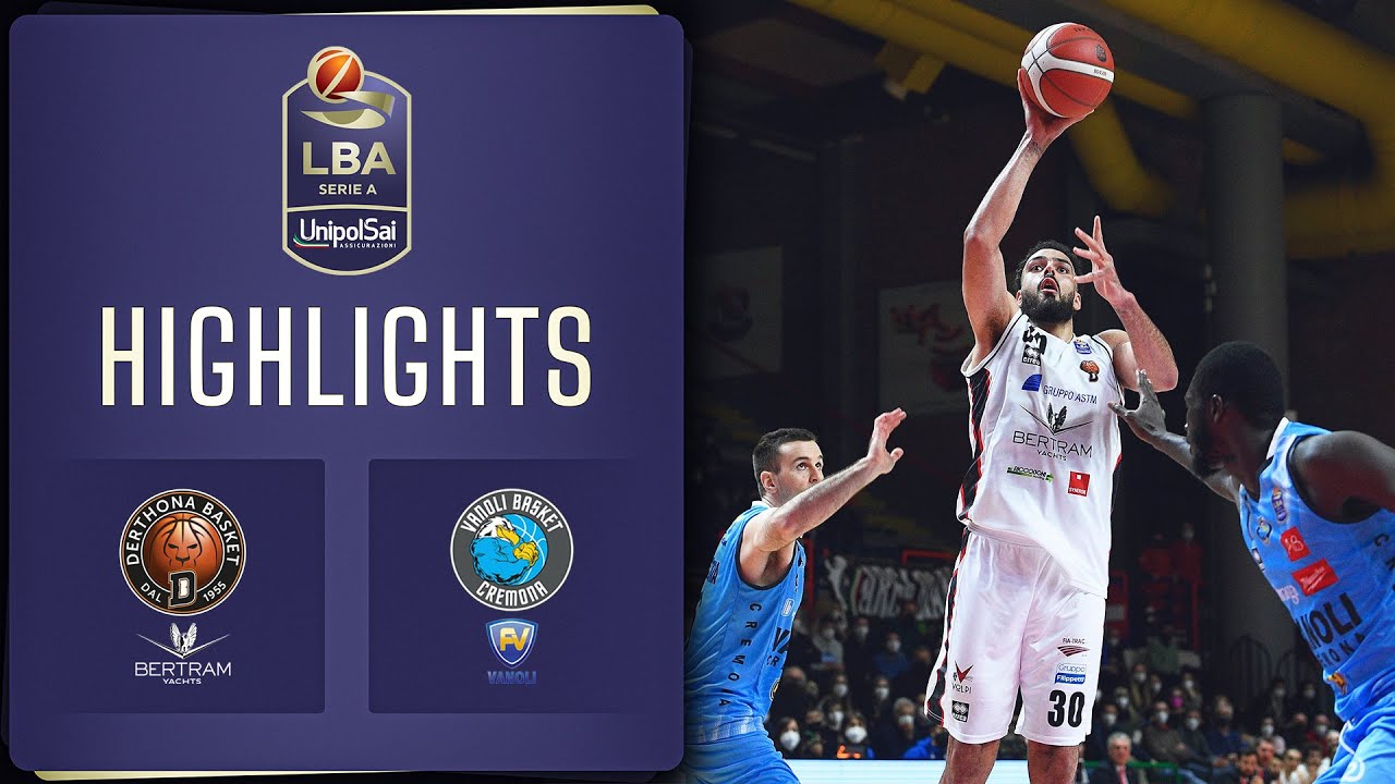 Highlights: Derthona Basket Tortona vs Vanoli Basket Cremona | Serie A UnipolSai 2021/22 🏀