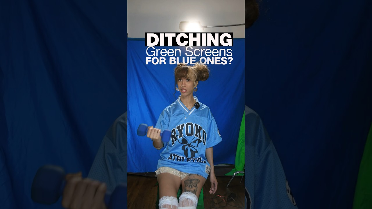 Why Blue Screens Are Used Over Green Screens 👀