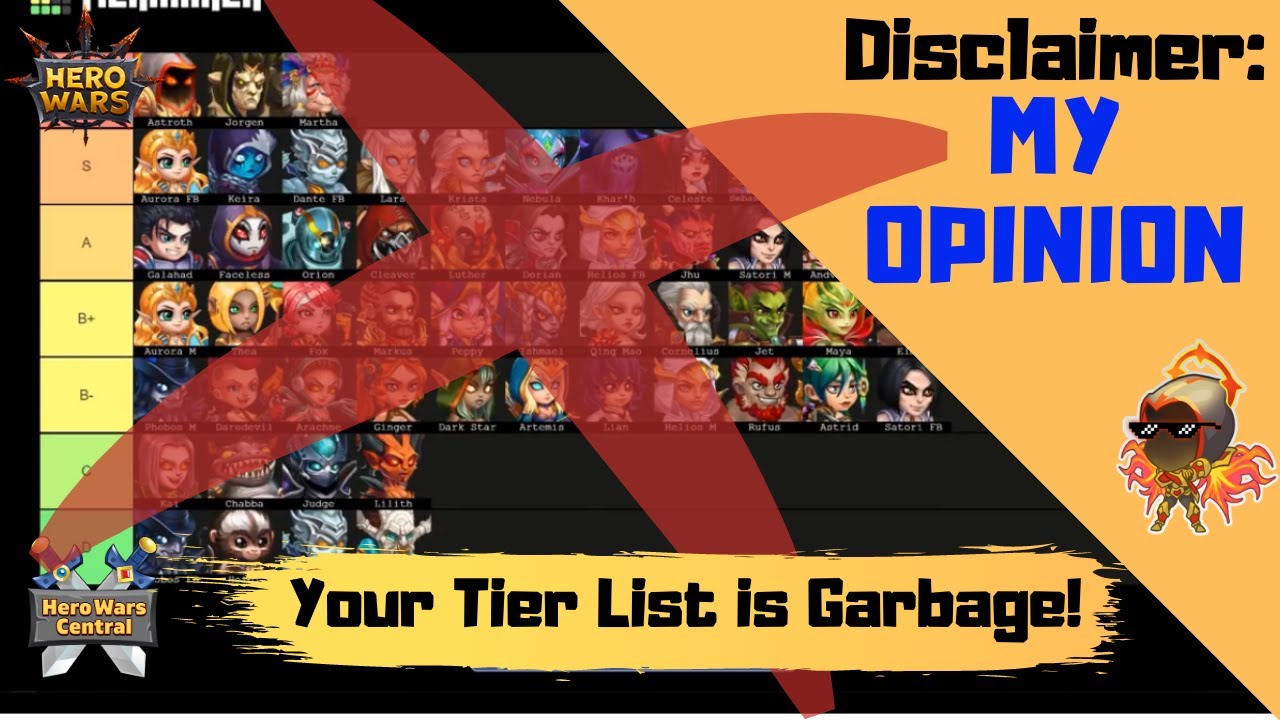 Hero Wars Tier List: Improve Your Rankings 📊