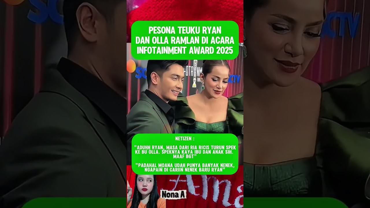 Pesona Menawan Teuku Ryan dan Olla Ramlan di Infotainment Award 2025 ✨
