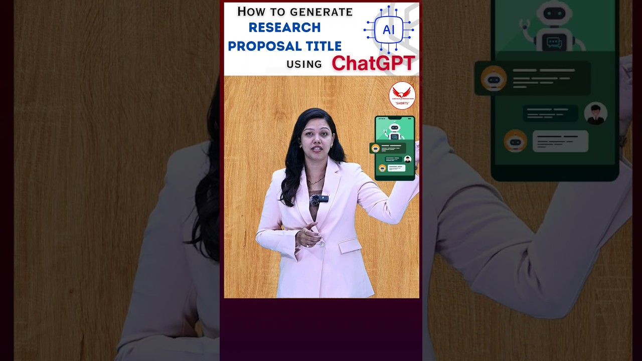 Create Research Proposal Titles with ChatGPT 📝
