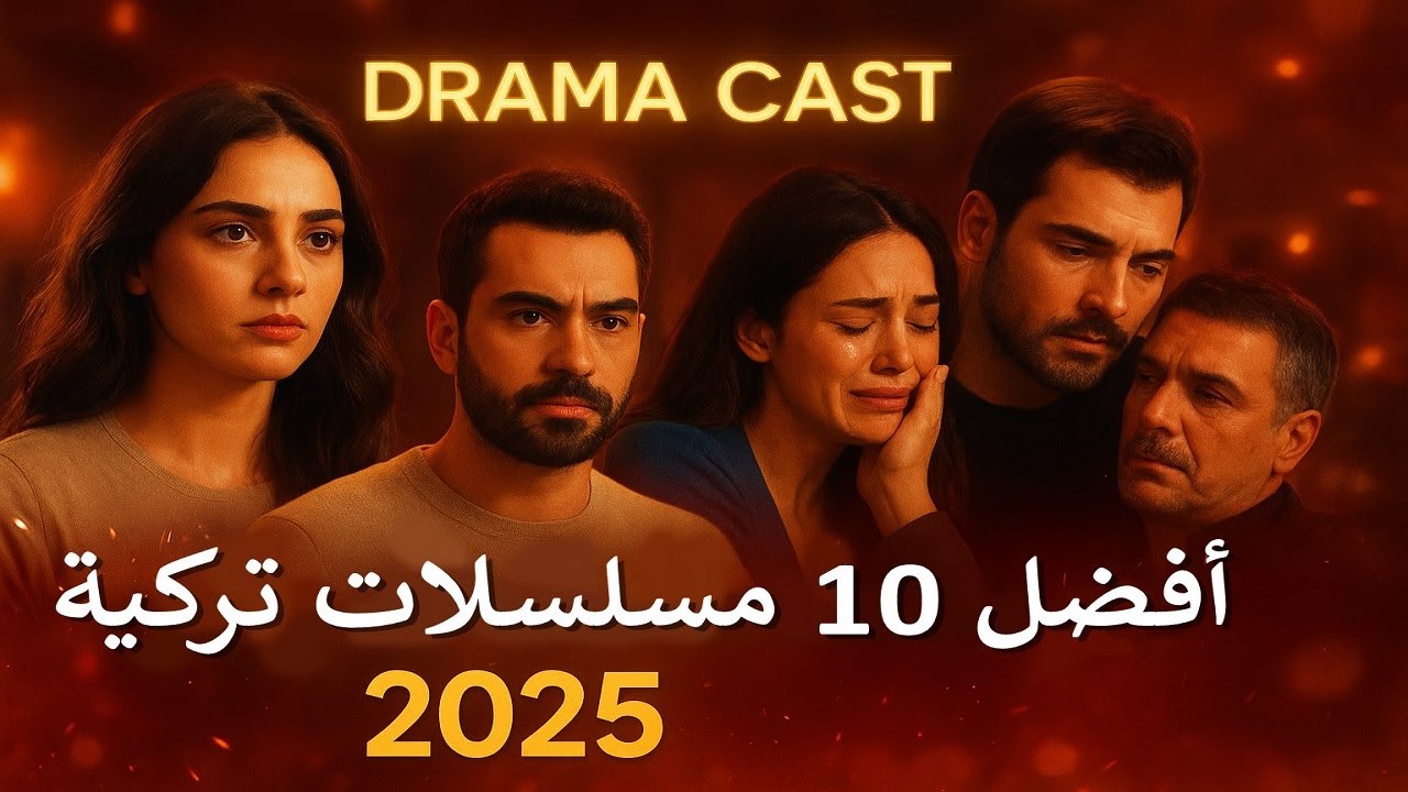 أفضل 10 مسلسلات تركية جديدة لعام 2025 🔥 اكتشفها الآن!
