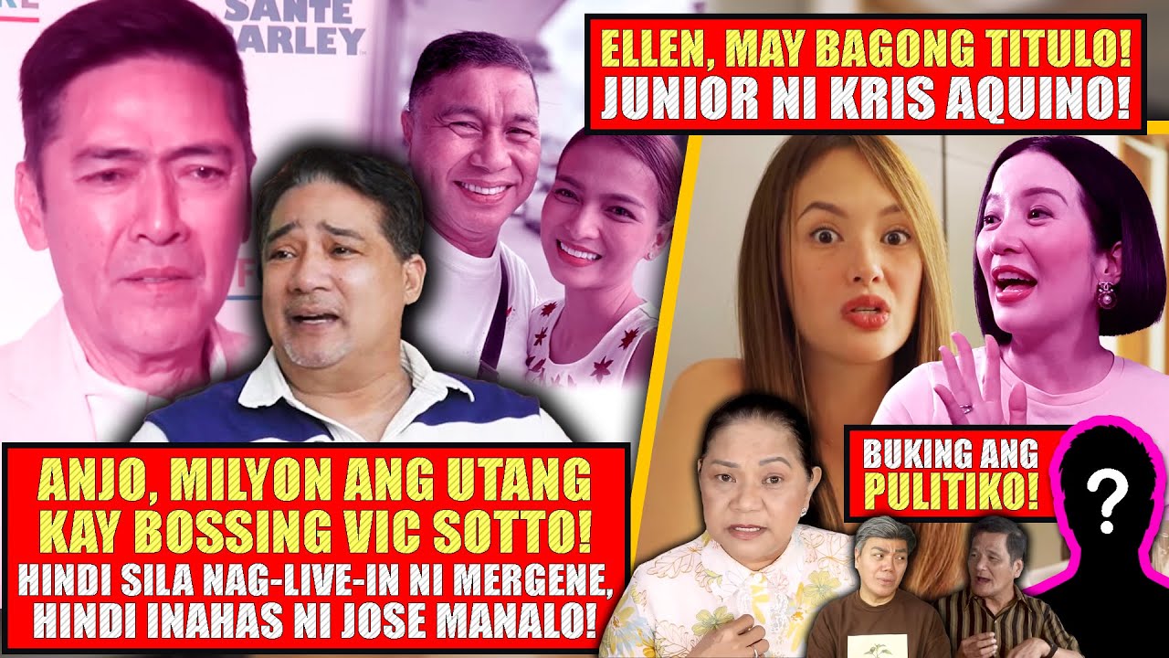 HINDI LANG KAY BOSSING VIC, PATI KAY MARU, MAY UTANG DIN SI ANJO!❗ELLEN, KUMI-KRIS AQUINO NA RAW...❗