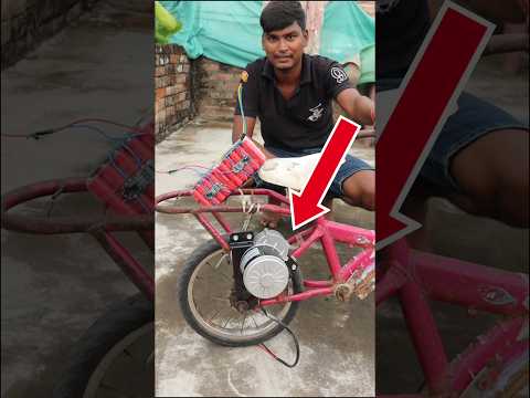 making homemade electric cycle ā”ā”#motor #dc #cycle #RKG š±