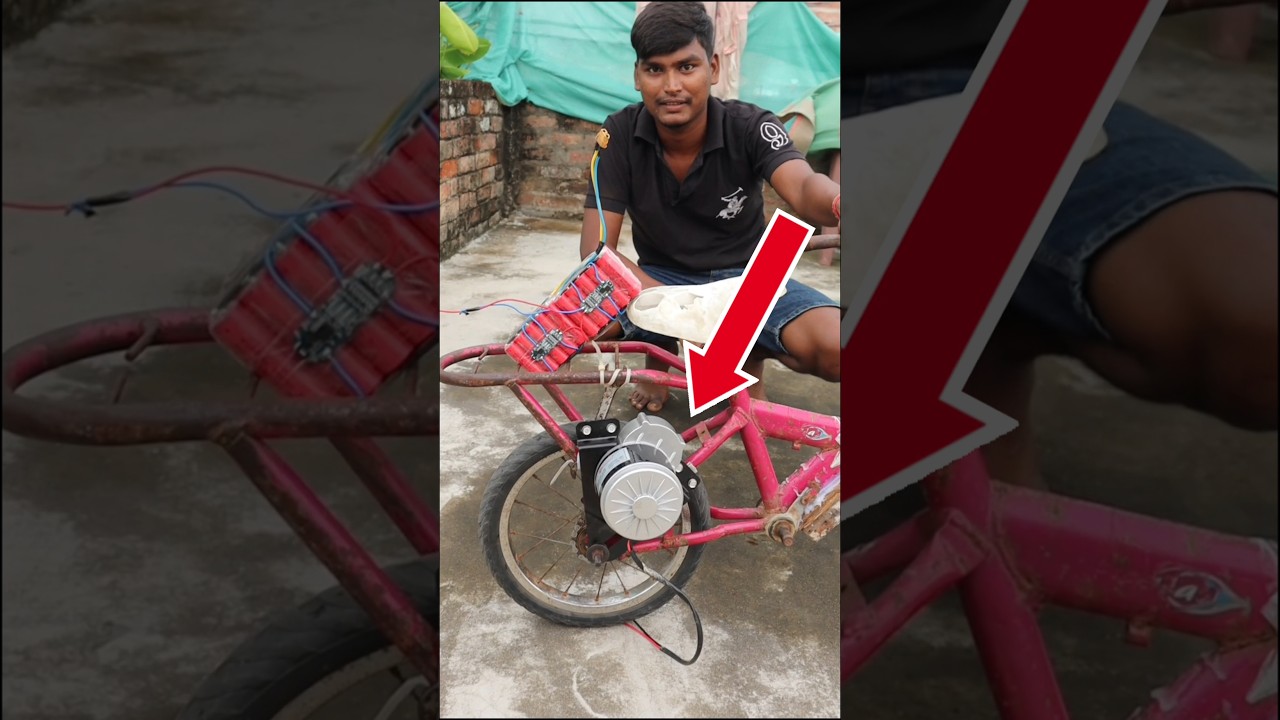 Build Your Own Electric Bicycle at Home β‘ | Easy DIY Guide