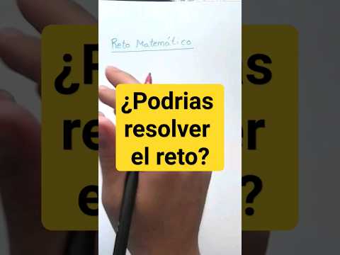 RETO MATEMÁTICO 💯