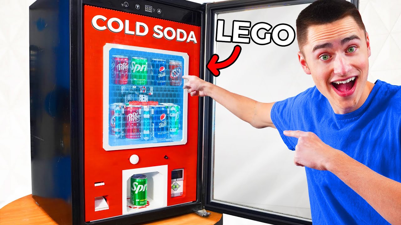 Ultimate LEGO Vending Machine Inside Mini Fridge π§