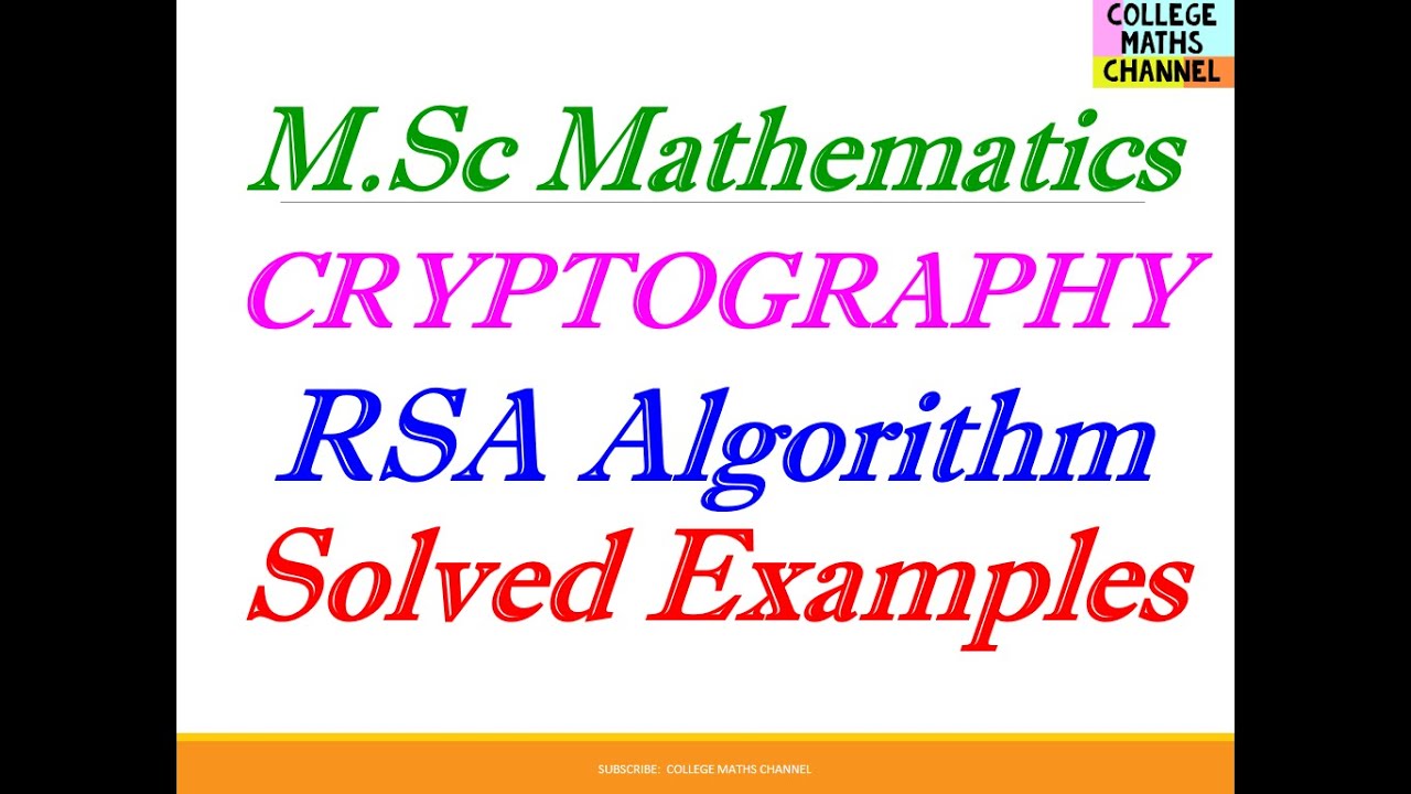 RSA Algorithm Explained in Tamil: Key Generation, Encryption & Decryption 🔐