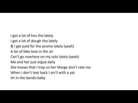 Central Cee - Commitment Issues - (lyrics)