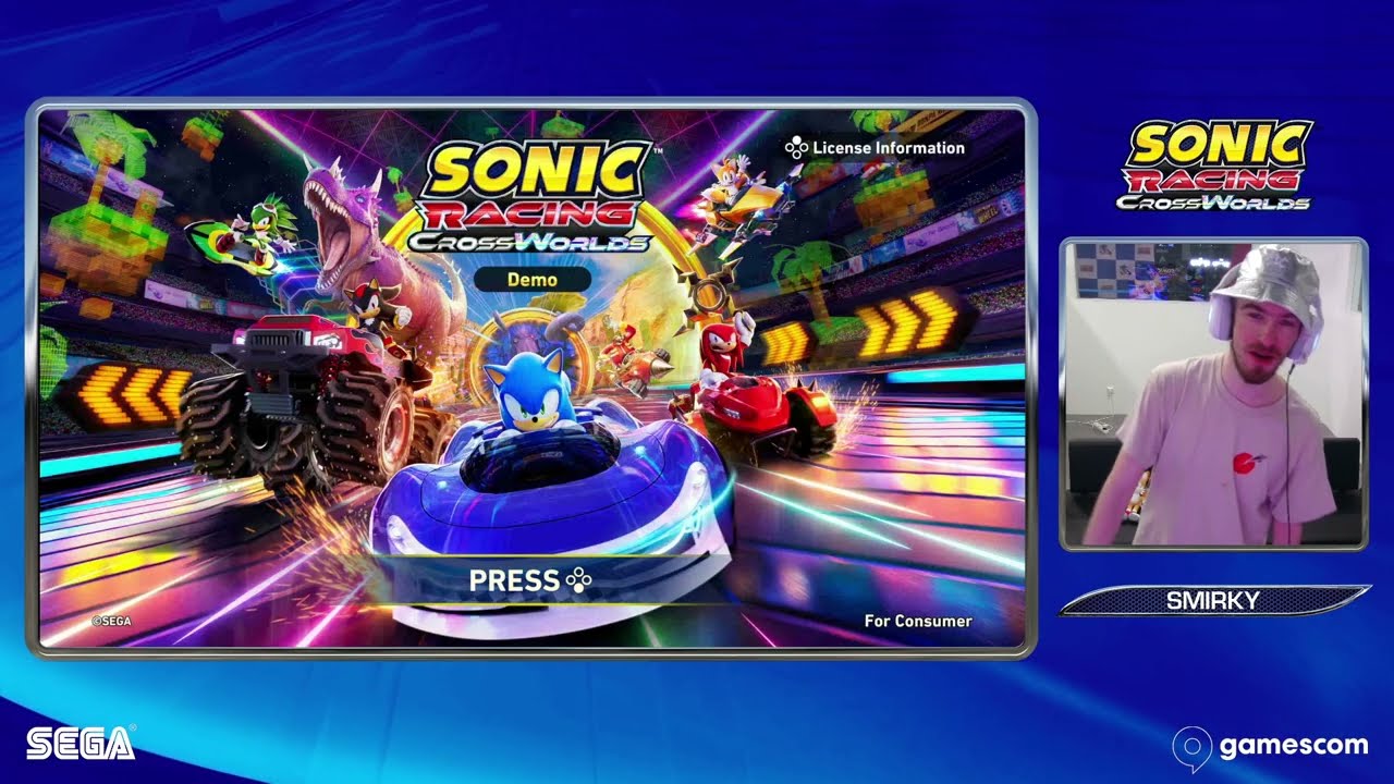 Sonic Racing CrossWorlds Live at gamescom 2025 🎮
