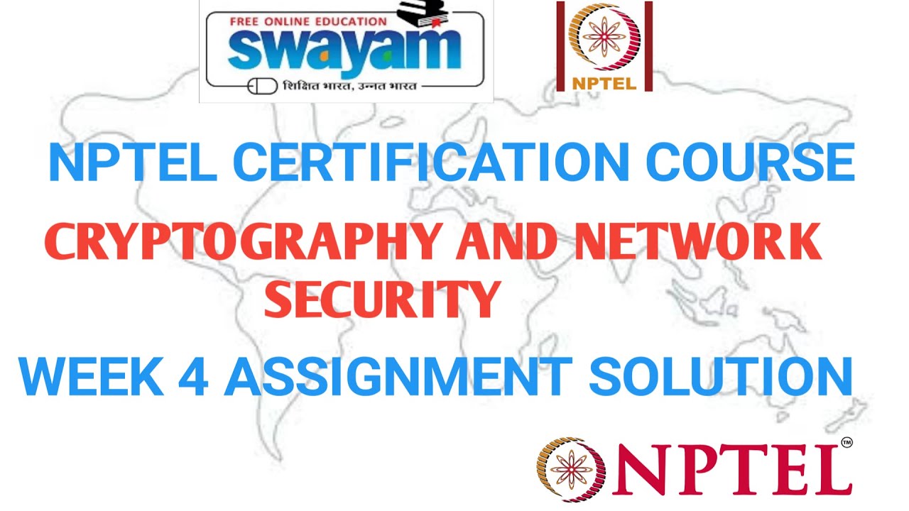 Cryptography & Network Security Week 4 Assignment Solutions | NPTEL Jan 2021 🔐