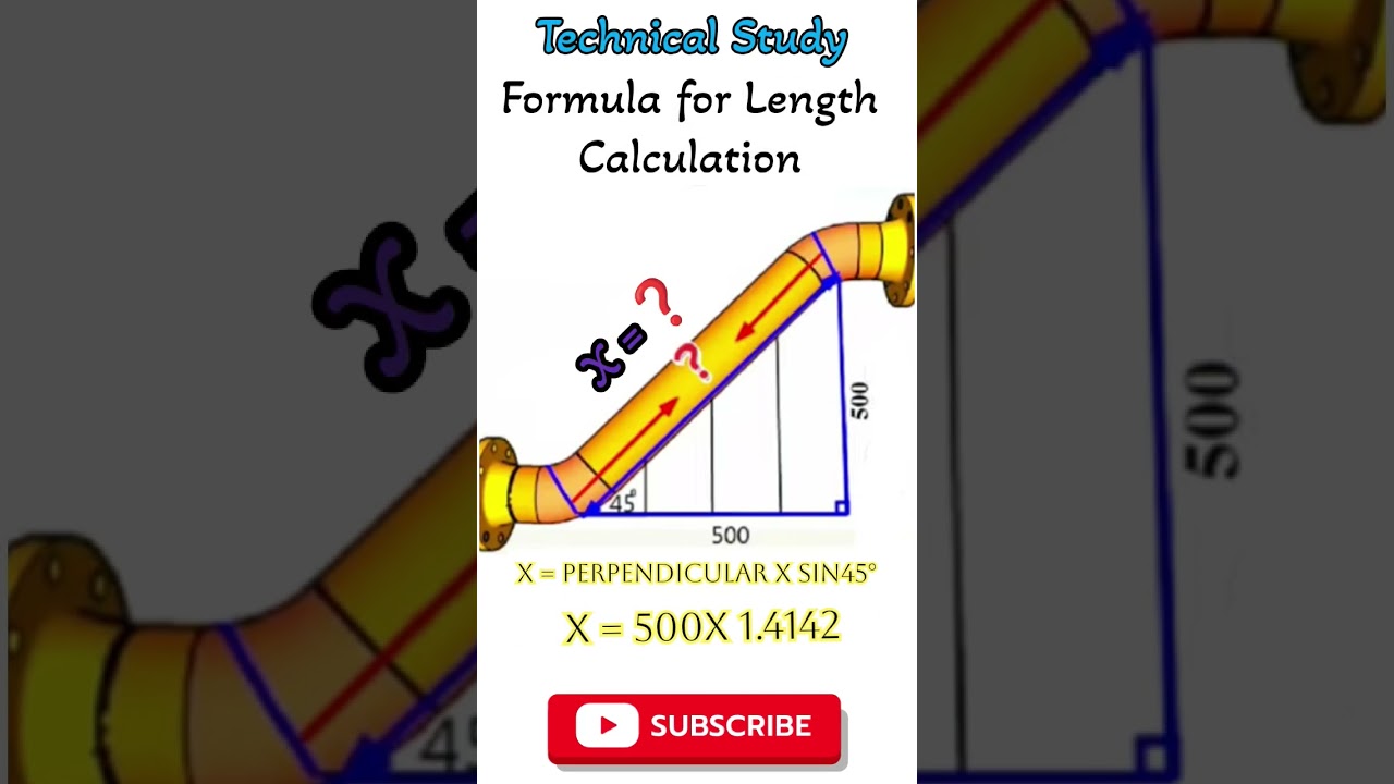 Master the Piping Rolling Length Calculation Formula 📏 | Construction & Pipeline Tips (Part 1-3)