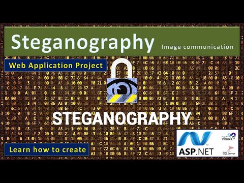 Steganography secure information passing sys C# asp.net Sql Server Web Project | asp208 #highblixasp