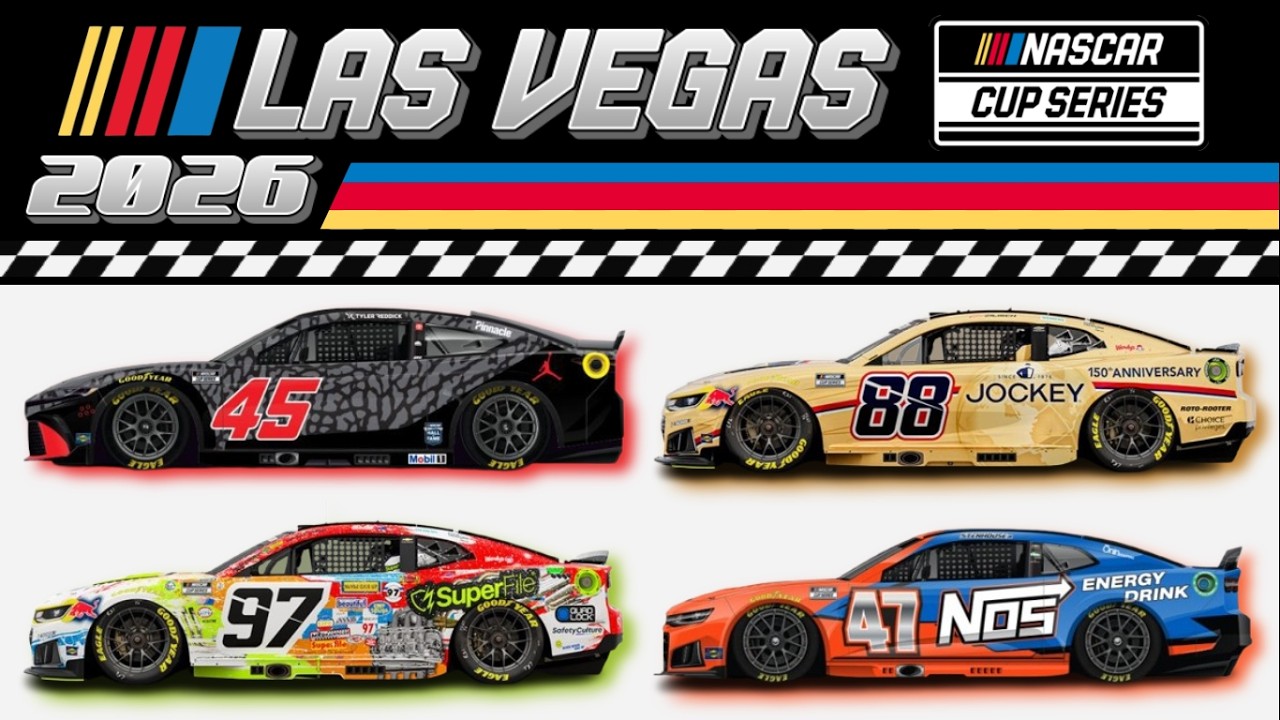2026 NASCAR Cup Series Paint Scheme Preview for Las Vegas