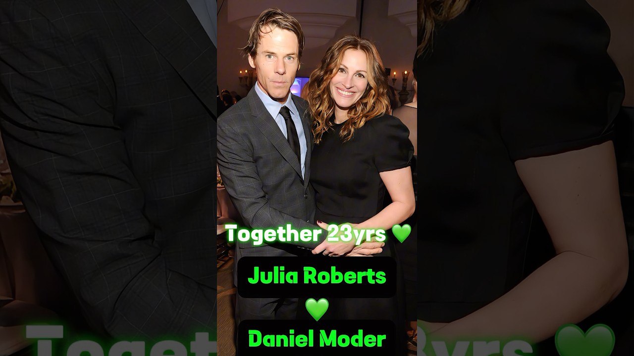 Julia Roberts love story ex husband and marriage of 23yrs with kids #juliaroberts #hollywoodactor