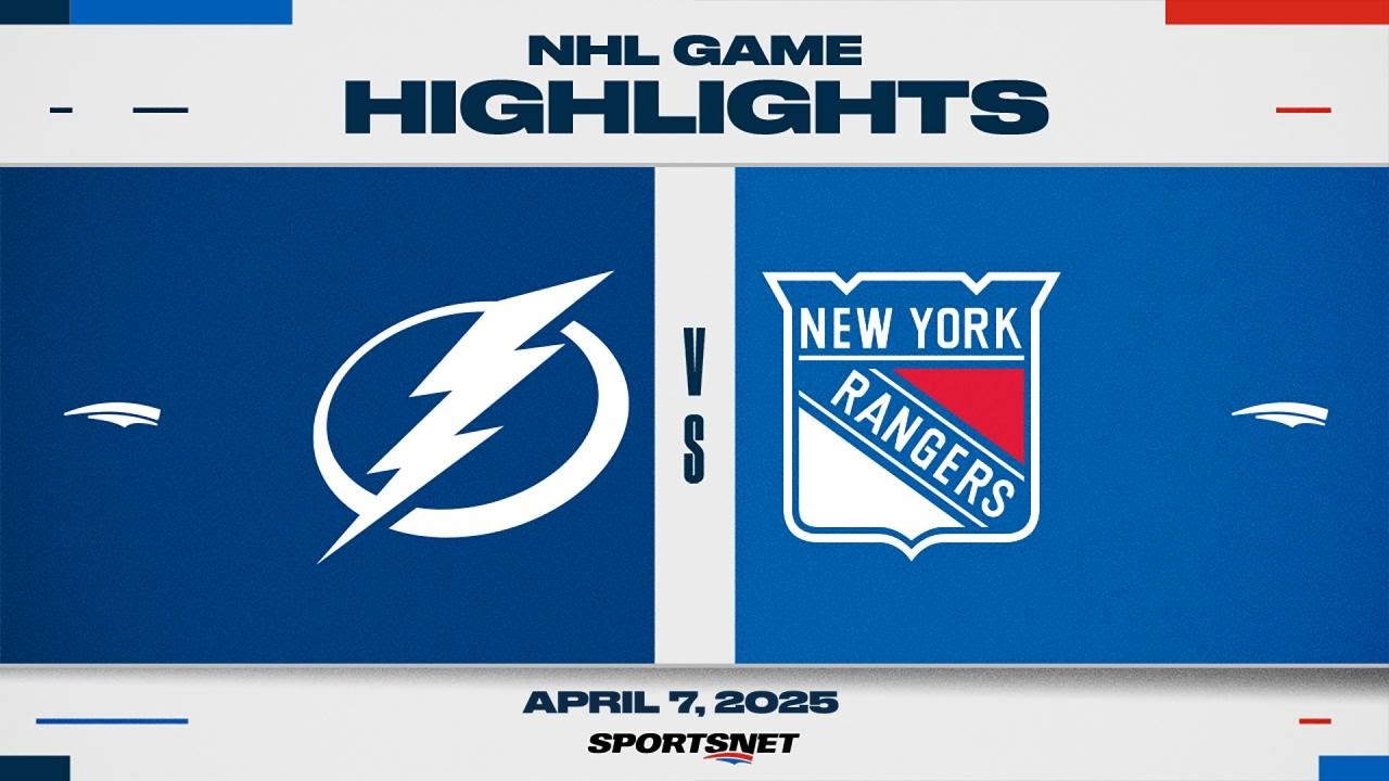 NHL Highlights: Lightning Defeat Rangers 5-1 🏒
