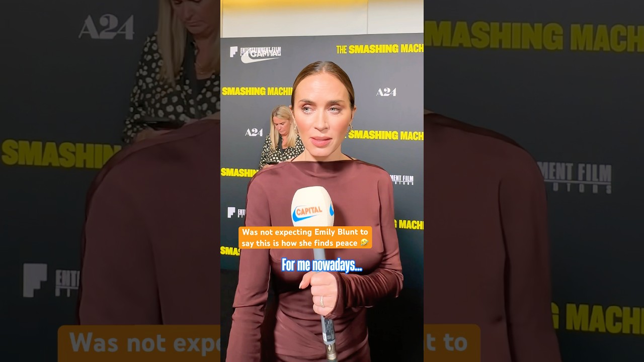 Emily Blunt's Favorite Way to Relax 😌