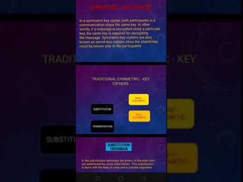Symmetric key ciphers and traditional symmetric key ciphers
