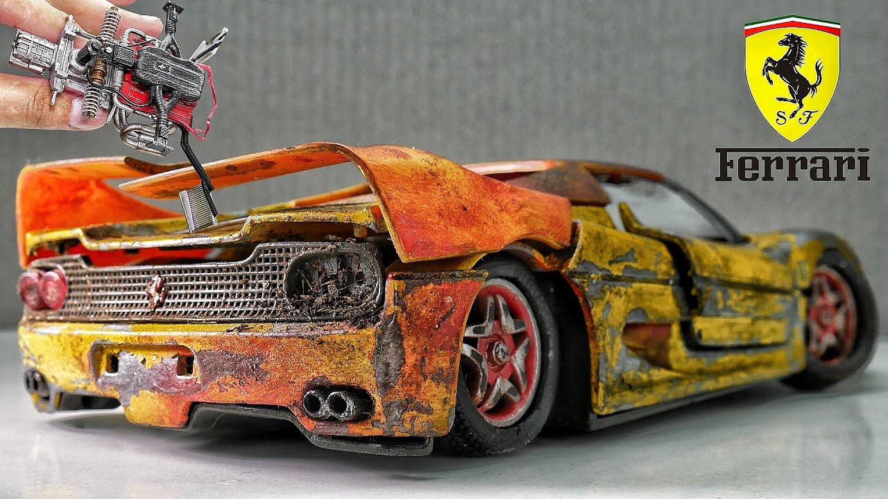 Restoring an Abandoned Ferrari F50 🚗