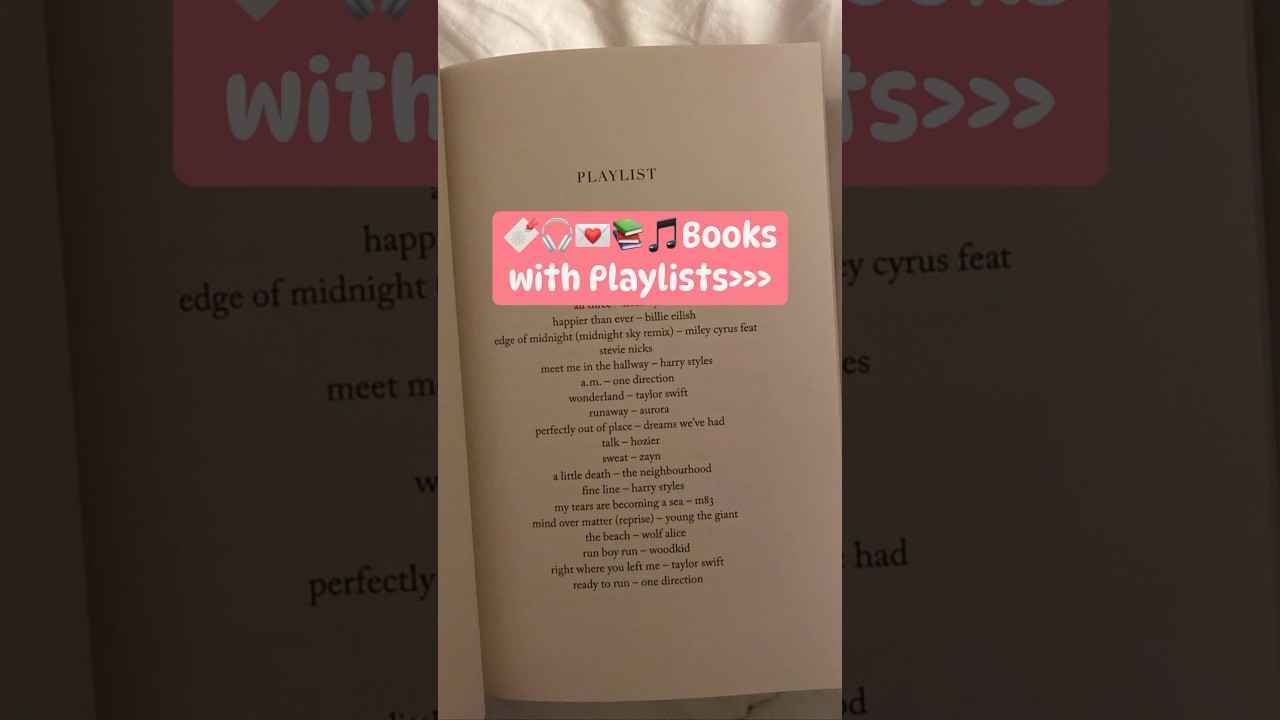 Books & Playlists: A Perfect Pairing 📚🎶