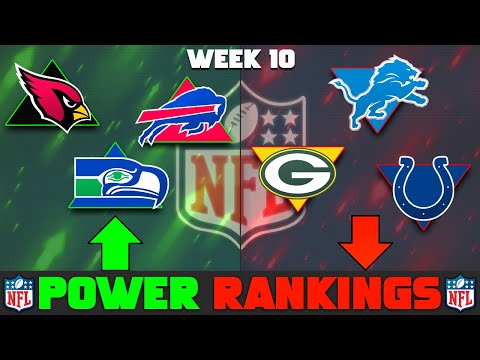 NFL Week 10 Power Rankings | Hawks Up & Lions Down!