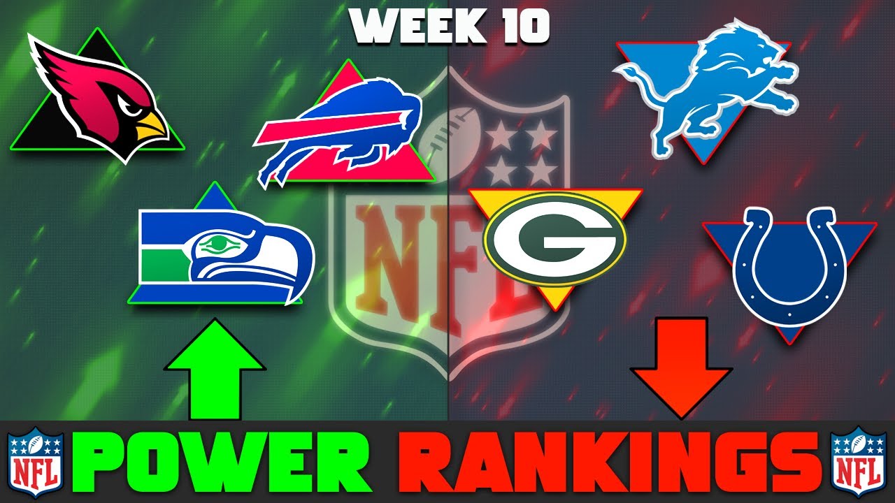 NFL Week 10 Power Rankings: Hawks Rise, Lions Fall