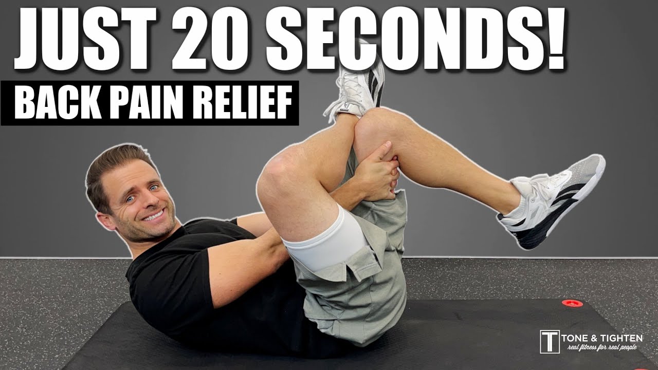 6 Quick Exercises to Ease Back Pain in 9 Minutes