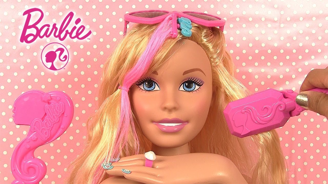 Barbie Tête à Coiffer, Maquiller & Manucure 🎀