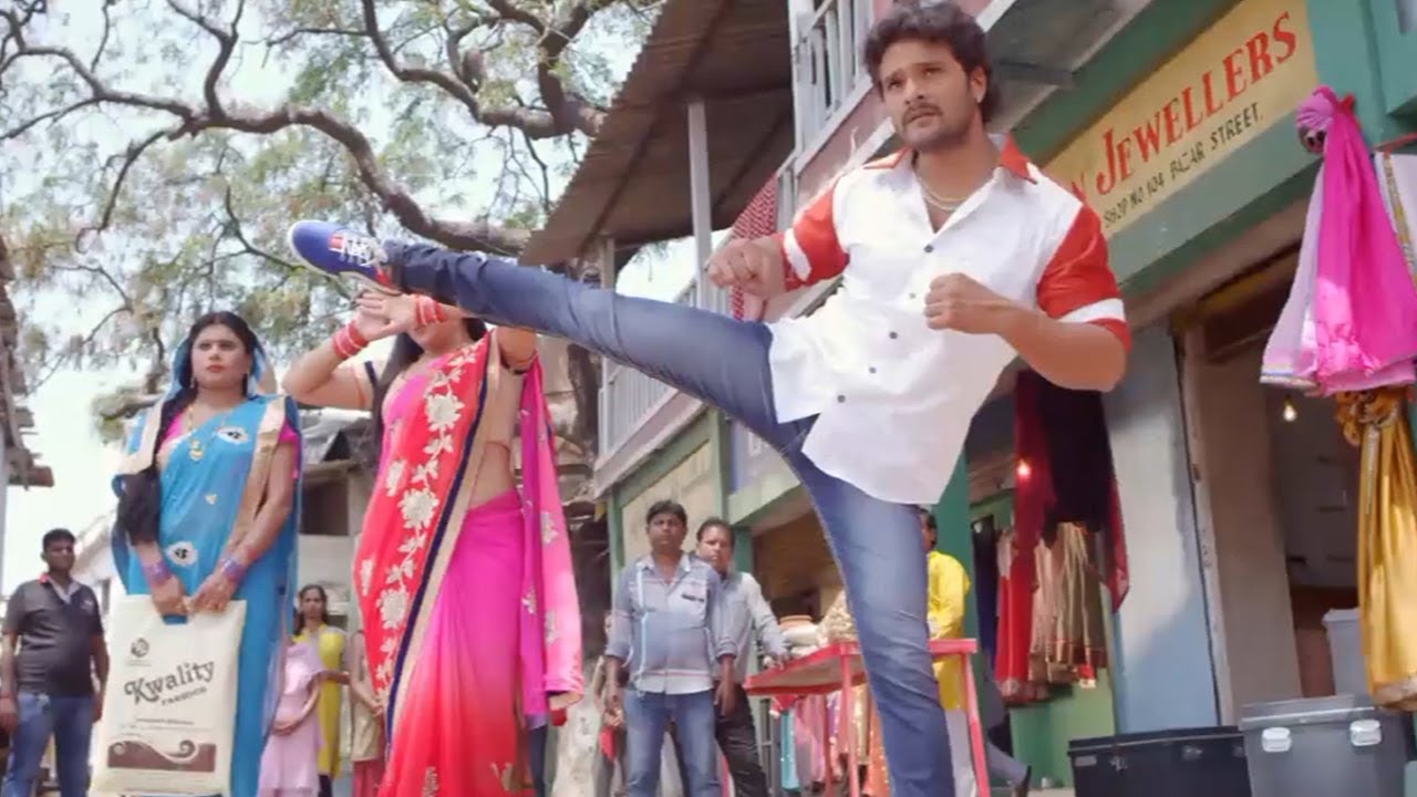 Khesari Lal Yadav's Epic Action Scene 🎬 | Must-Watch Bhojpuri Thriller