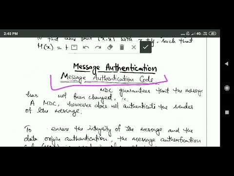 Network Security and Cryptography: Message Authentication Code(MAC)