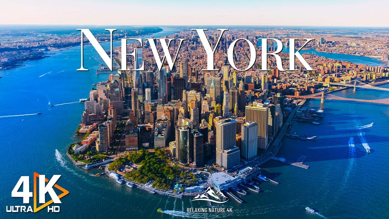 NYC Aerial View in Stunning 4K UHD 🌆