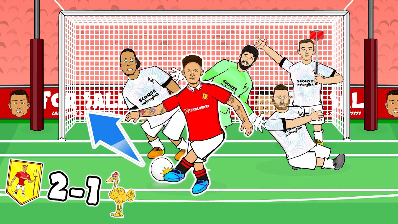 ⚽ Man United vs Liverpool 2-1! Sancho & Rashford Parody Goals Highlights 2022-23