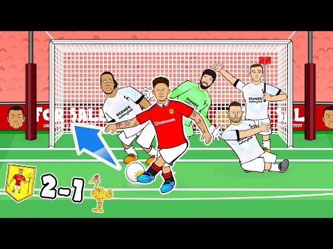 🔴2-1! Man United vs Liverpool!🔴 The Cartoon (Sancho Rashford Parody Goals Highlights 22-23)
