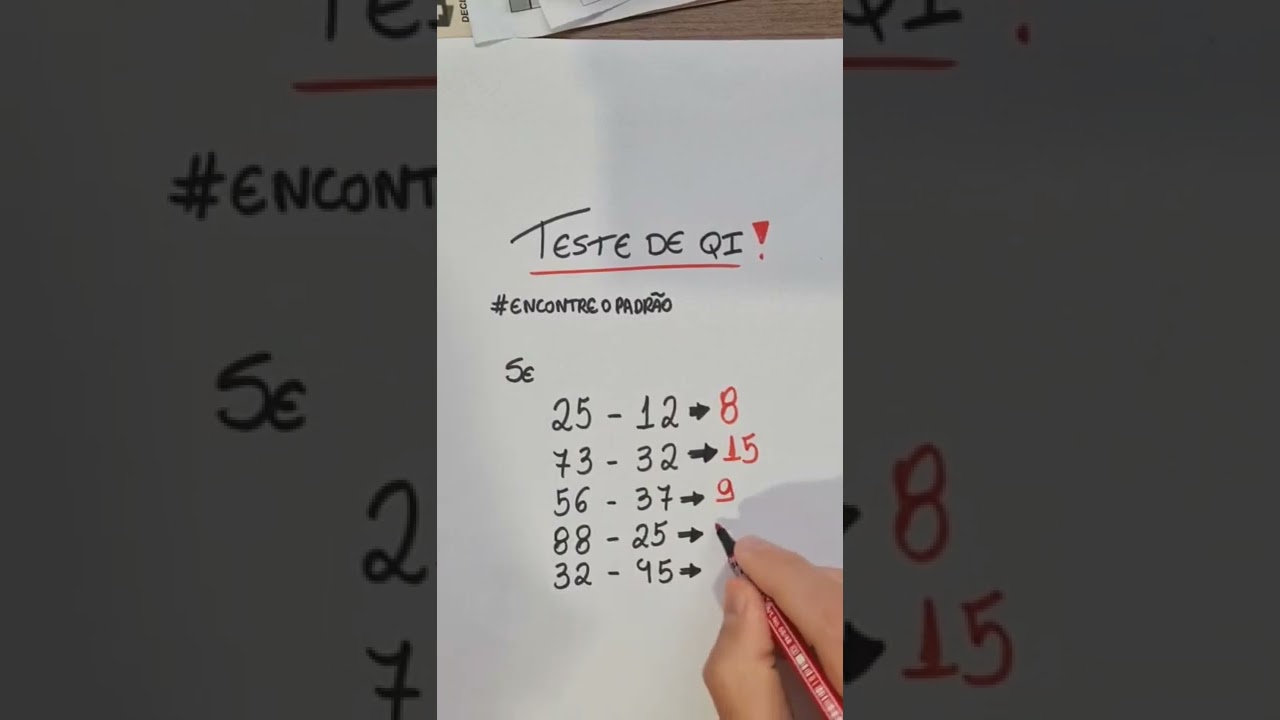 ❌️ Responda rápido! ❌️ #desafio #matemática
