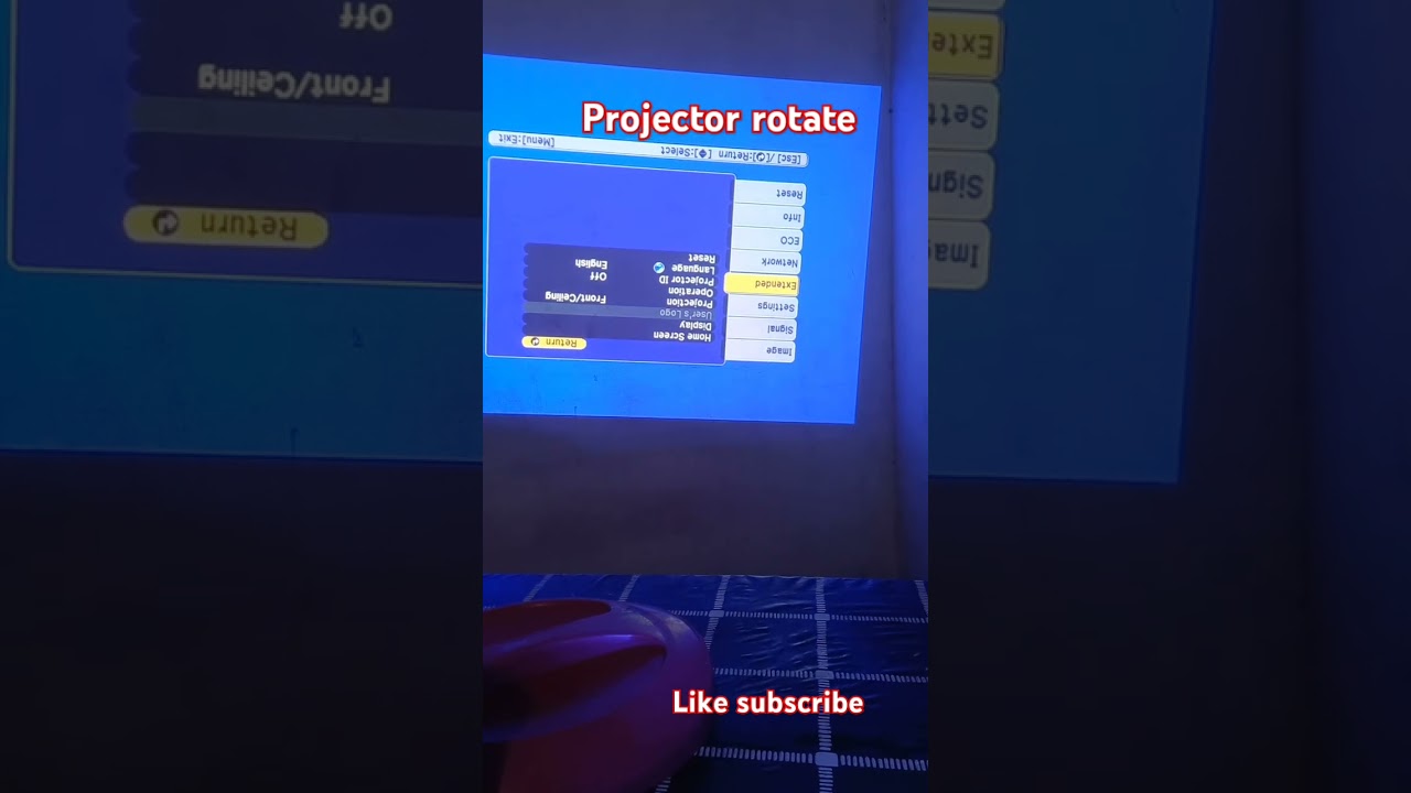 Easy Guide to Rotating Your Epson Projector Screen π