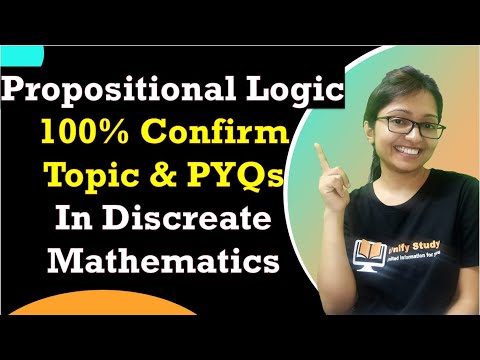 Propositional Logic in Discrete Mathematics Concept with PYQs and MCQs - Day 1