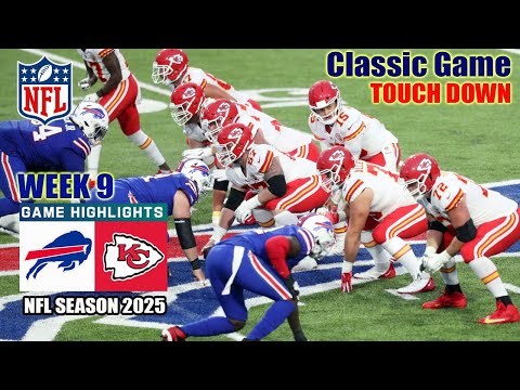 Kansas City Chiefs Vs. Buffalo Bills Week 9 | Game Highlights | NFL Season 2025