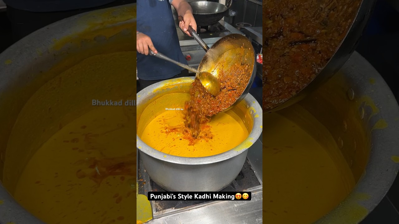 Authentic Punjabi Kadhi Recipe 🍽️ | Delicious Indian Street Food