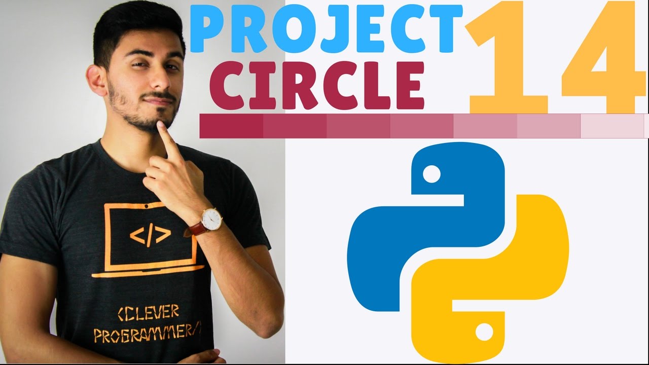 Learn Python Programming - 14 - Project 1: Circle of Squares
