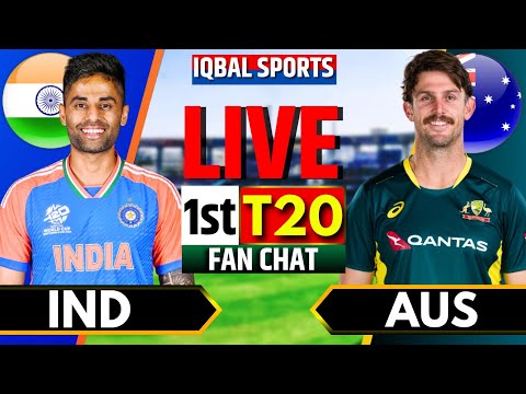 🔴Live: IND vs AUS T20 Fan Commentary | India vs Australia | Live Cricket Match Today | Iqbal Sports