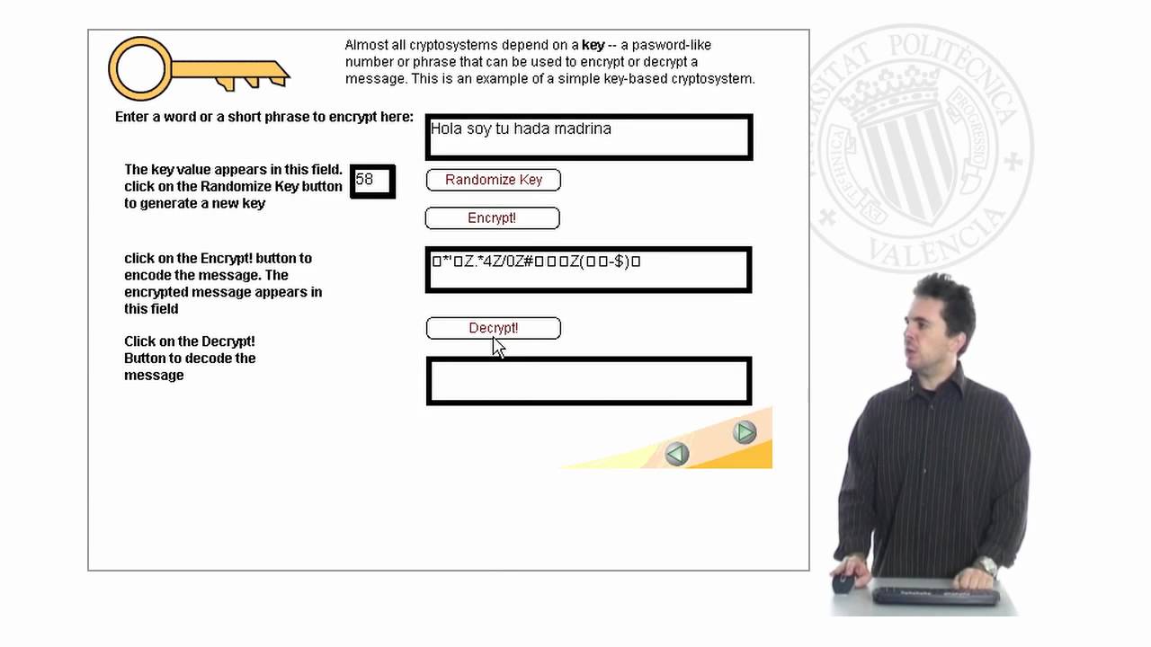 Criptografía |  | UPV
