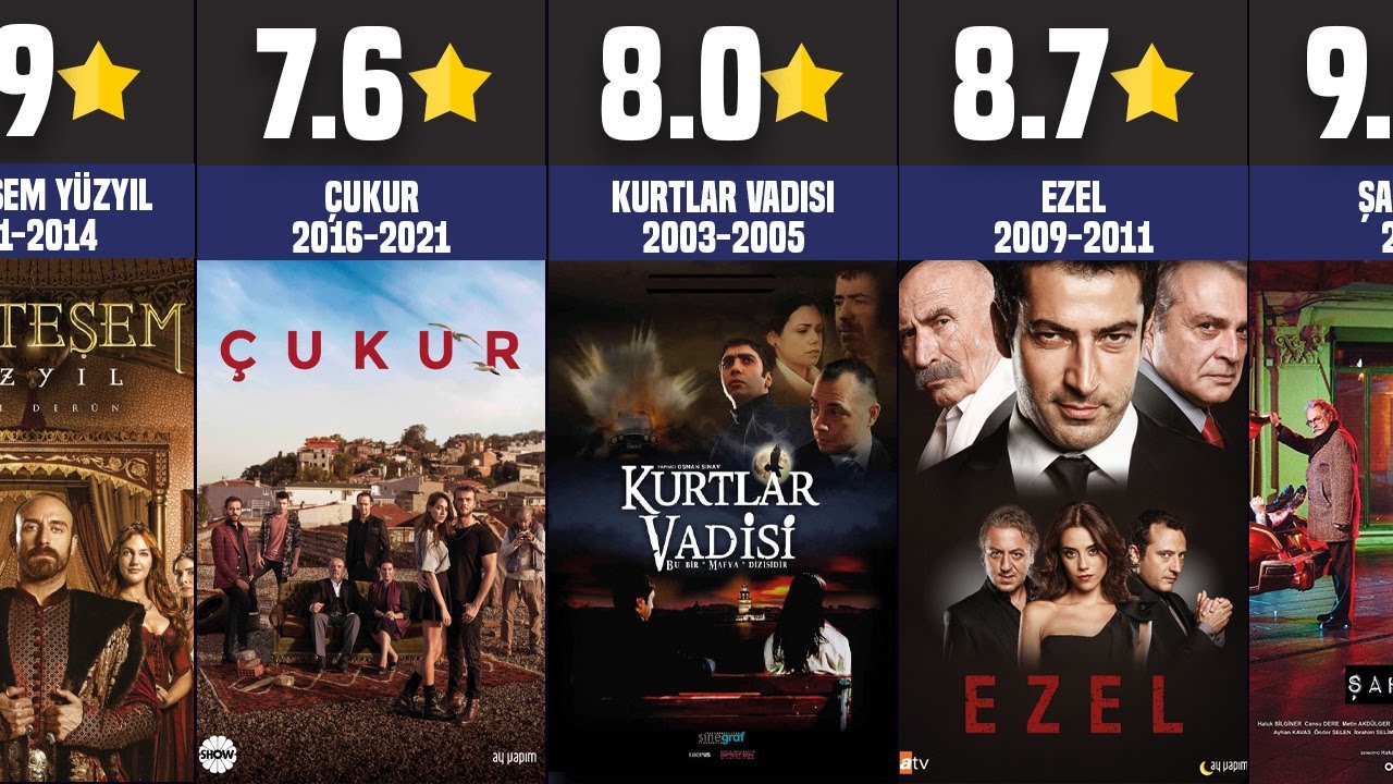 Tüm Zamanların En İyi 50 Türk Dizisi 🎬