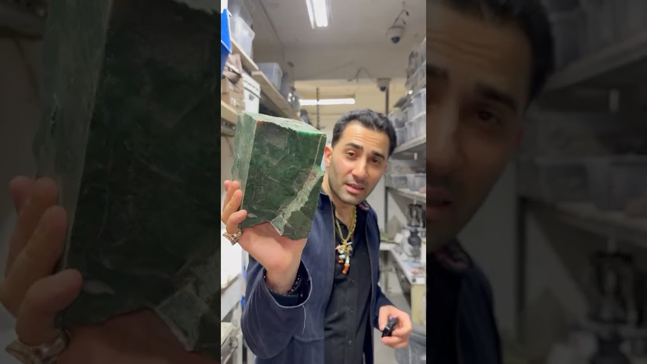 Transforming a Raw Rock into a Stunning Jade Ring 💍