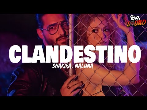 Shakira, Maluma - Clandestino (Letra)