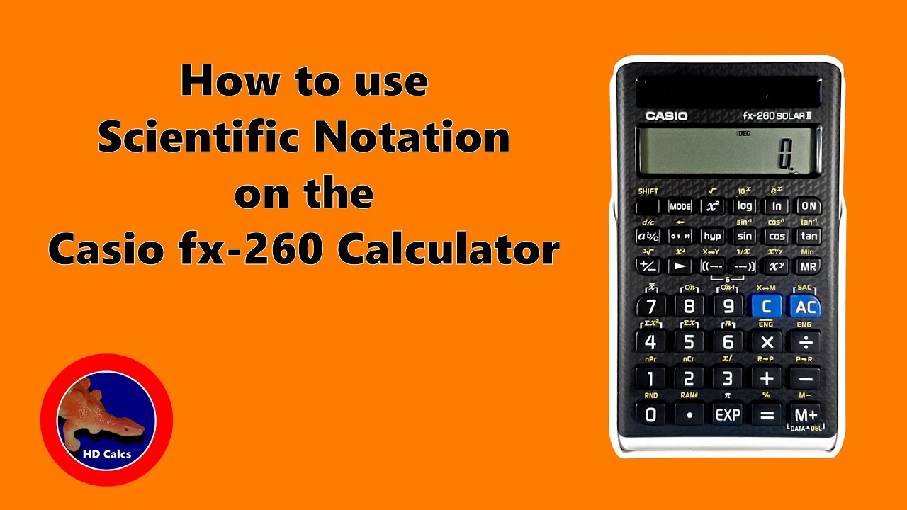 Using Scientific Notation on Casio fx-260 π